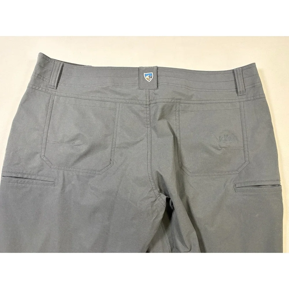 KUHL Silencr Pants Mens 38x32 Gray Ripstop Stretch Hiking Outdoor Trousers